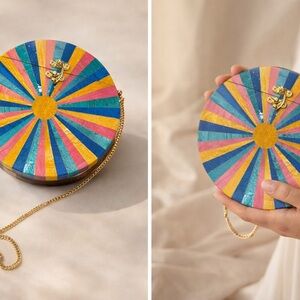 Colorburst Round Crossbody Bag - Multicolor